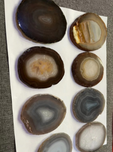 Nature agate coaster