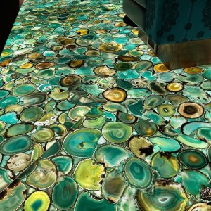 Green agate restaurant floor