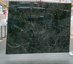 Green granite countertop with Led