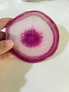 Nature agate coaster