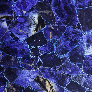 Sodalite màu xanh có đèn nền