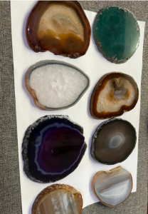 Nature agate coaster