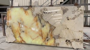 Patagonia granite with LED panel