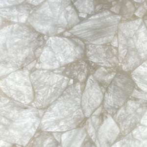 Quartz cristal rétroéclairé blanc